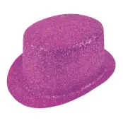 Glittrande Höghatt Cerise - One size