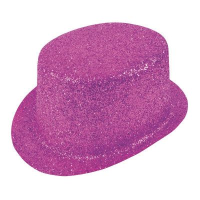 Glittrande Höghatt Cerise - One size