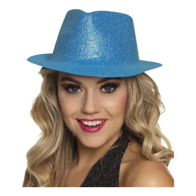 Gnistrande Turkos Hatt - One size