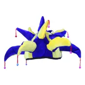 Gycklarhatt Blå/Gul - One size