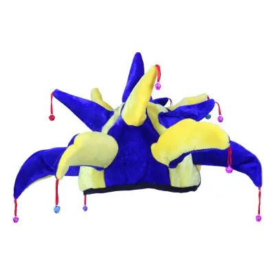 Gycklarhatt Blå/Gul - One size