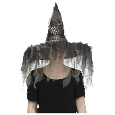 Häxhatt Med Dödskalle Deluxe
