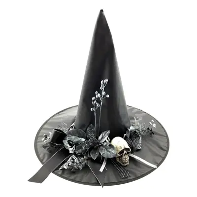 Häxhatt med Dekorationer - One Size