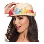 Hatt Aloha med Blomstergirlang - One size