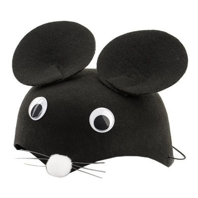 Hatt för Barn Mus Svart - One size
