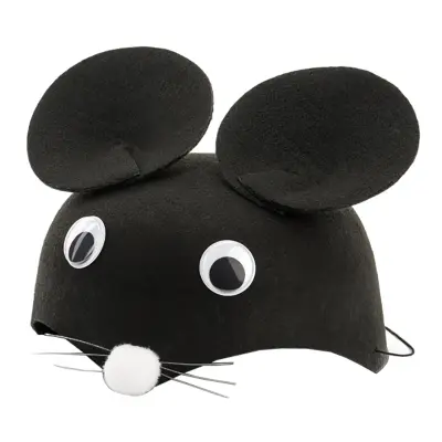 Hatt för Barn Mus Svart - One size