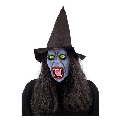 Läskig Häxmask med Hatt - One size