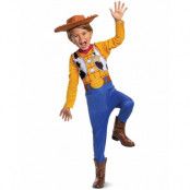 Licensierad Toy Story Woody kostym med hatt för barn