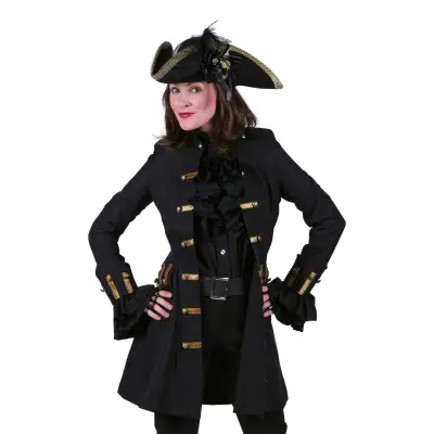 Medeltida Kappa Dam Svart Deluxe - Small