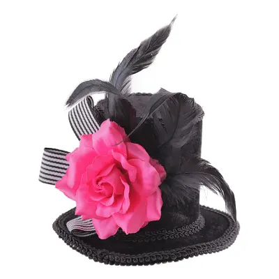 Minihatt med Ros - One size