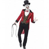 Ondskefull Cirkusdirektör - Kostym till Man med Mask och Hatt