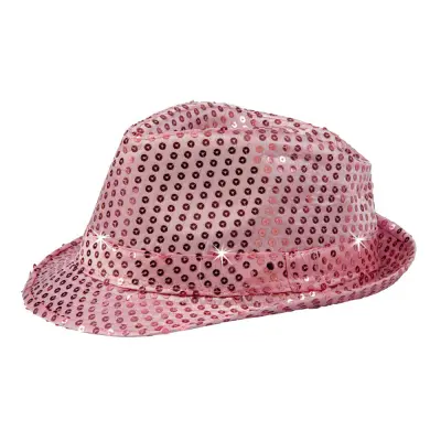 Paljetthatt Rosa - One size