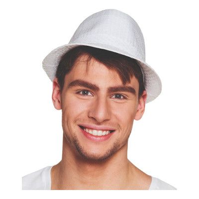 Paljetthatt Vit - One size