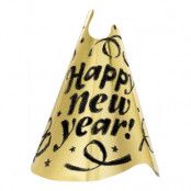 Partyhatt Guld Happy New Year - One size