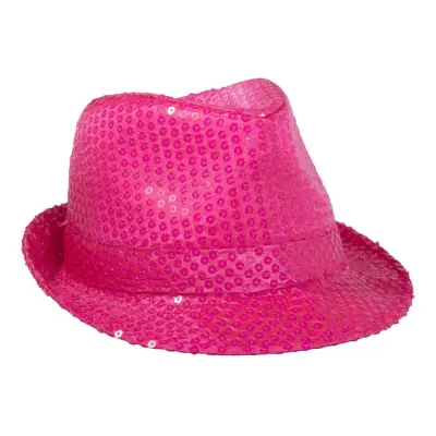 Partyhatt Rosa med Paljetter - One size