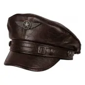 Pilotkeps Vintage Brun - One size