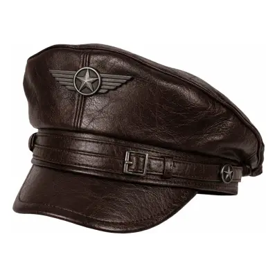 Pilotkeps Vintage Brun - One size