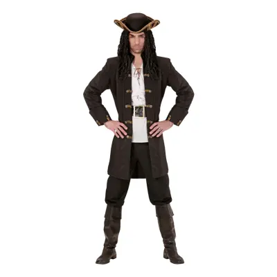 Piratkapten Brun Kappa - X-Large