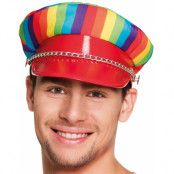 Rainbow-Hatt med Kedja