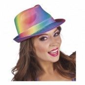 Regnbågsfärgad Hatt