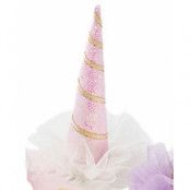 Rosa Glittrande Enhörning Hatt - Pastel Unicorn