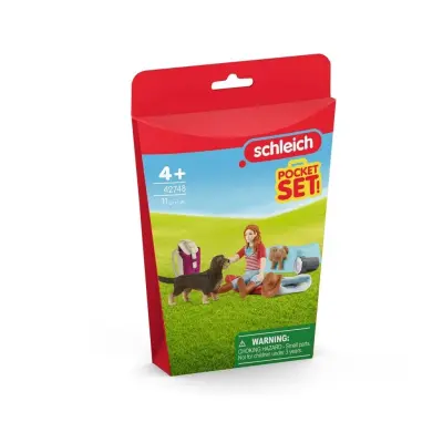 schleich® Pocket Set Övernattningsäventyr med Hannah 42748 - Schleich -  Leksaksaffären