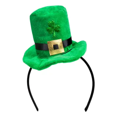St. Patrick's Day Diadem med Hatt