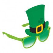 St. Patrick's Day Glasögon med Hatt