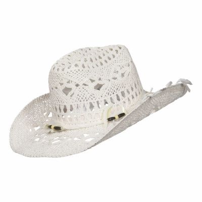 Stråhatt Vit - One size