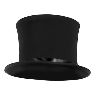 Svart Höghatt Hopfällbar Deluxe - One size