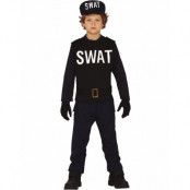 SWAT Polis Barndräkt