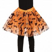 Tyllkjol Barn Halloween Orange - One size