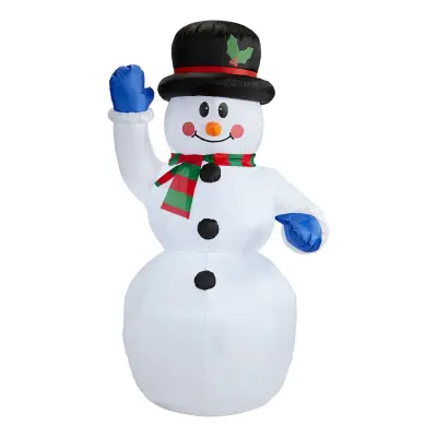 Uppblåsbar Snögubbe med Belysning
