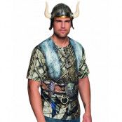 Viking T-Skjorta till Man med Fotorealistiskt Tryck
