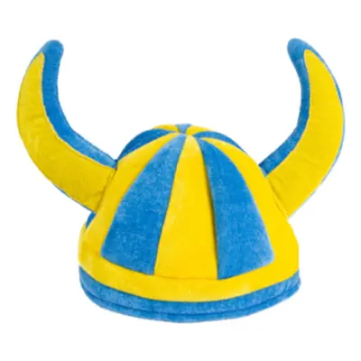 Vikingahjälm Blå/Gul