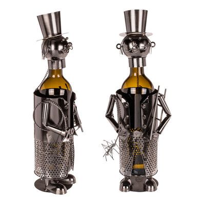 Vinhållare i Metall Sotare