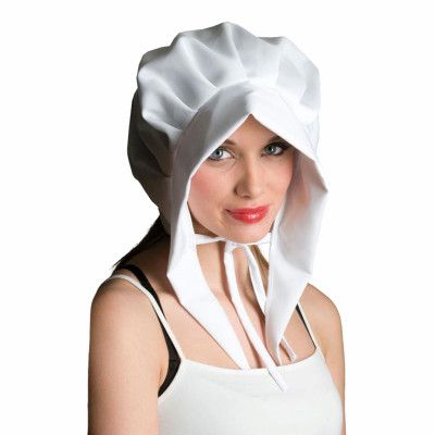 Vit Bondehatt Dam - One size