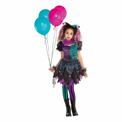 Haunted Harlequin Barn Maskeraddräkt - X-Large