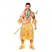 Hawaii Krigare Set Maskeraddräkt - One size