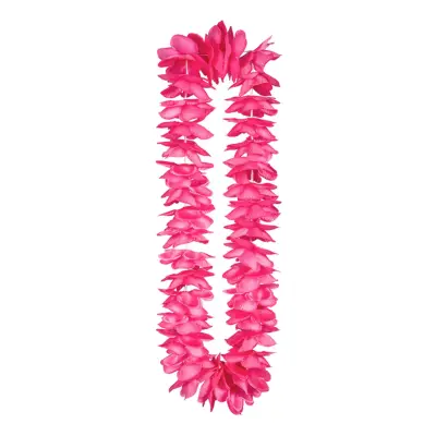 Hawaiikrans Rosa i Satin