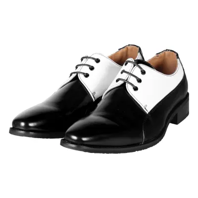 Herrskor Derby Svart/Vit - 44