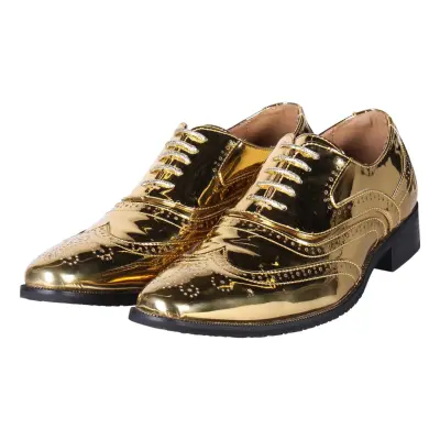 Herrskor Oxford Guld Metallic - 44