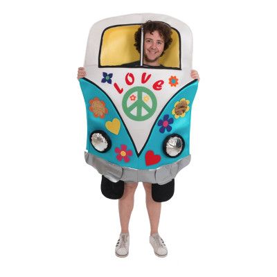 Hippie Campervan Maskeraddräkt - One size