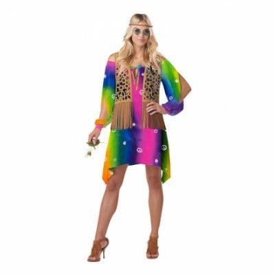 Hippiebrud Maskeraddräkt