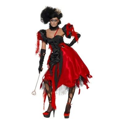 Hjärter Dam Halloween Maskeraddräkt - Medium