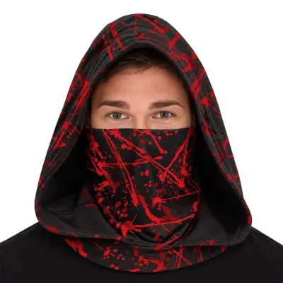 Huva med Mask Blodig - One size