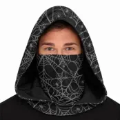 Huva med Mask Spindelnät - One size