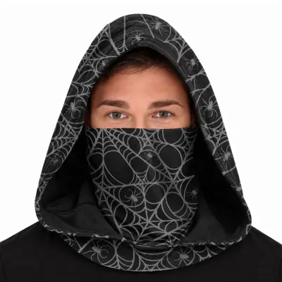 Huva med Mask Spindelnät - One size