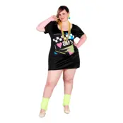I Love 80s Plus-size Maskeraddräkt - XXXX-Large