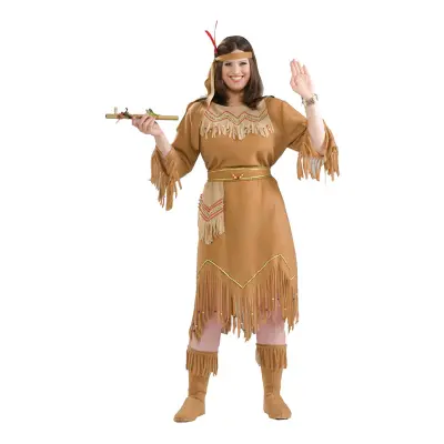 Indiandam Plus-size Maskeraddräkt - Plus size